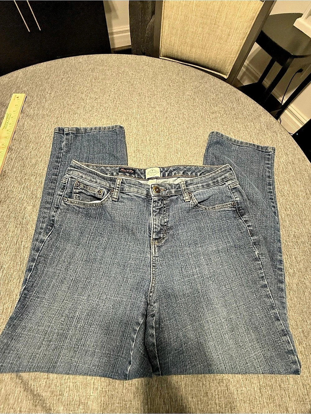 St. John's Bay Hunny's Leg Bootcut Jeans in Blue Size 14P